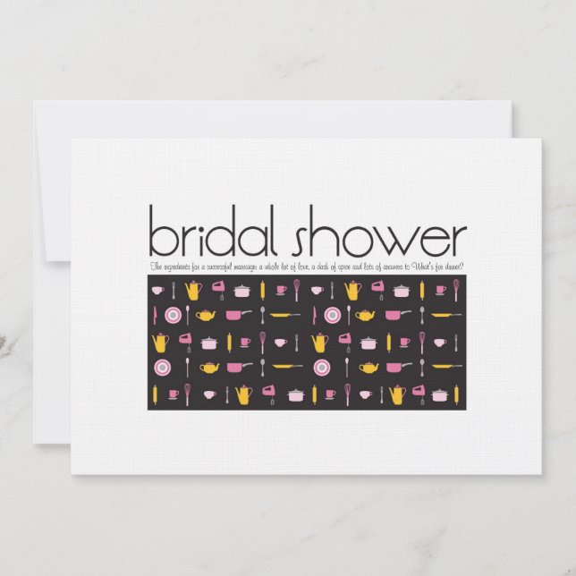 Bridal Shower Invitation (Front)