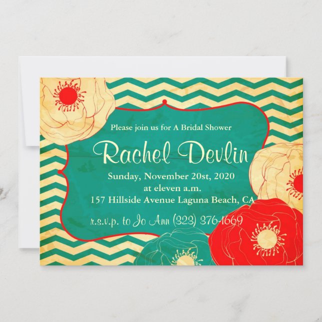 Bridal Shower Invitation (Front)