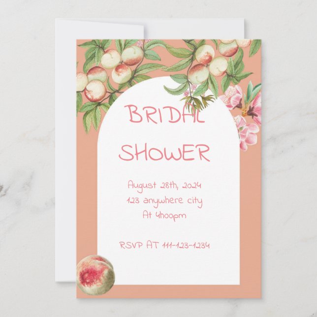 BRIDAL SHOWER INVITATION (Front)