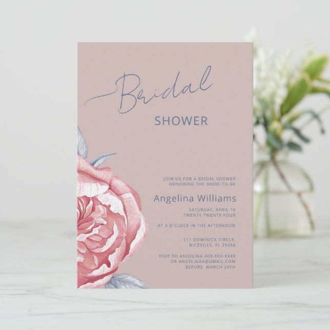 Bridal Shower Invitation (Standing Front)