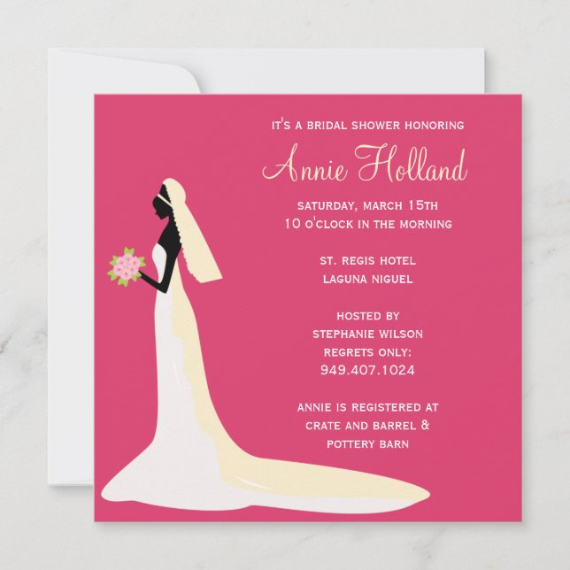 Bridal Shower Invitation (Front)