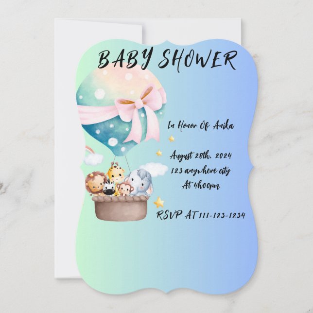 BRIDAL SHOWER INVITATION (Front)