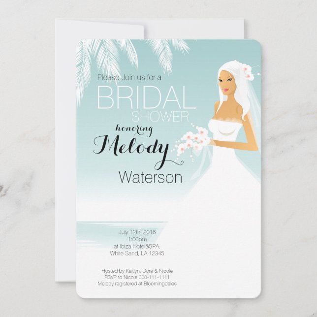 bridal shower invitation (Front)