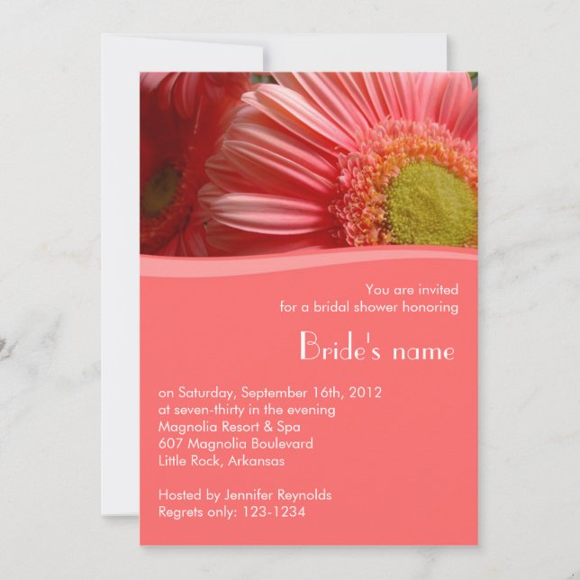 Bridal Shower Invitation (Front)