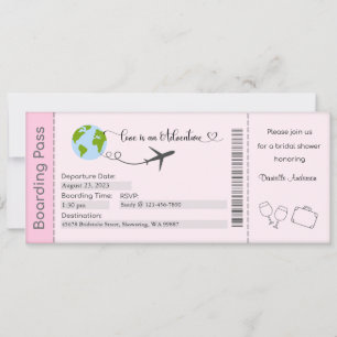 Bridal Shower Invitation, Bride to Be Invitation