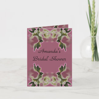 Bridal Shower Invitation Card Template