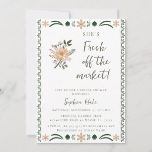 Bridal Shower invitation Fresh Off the Marke