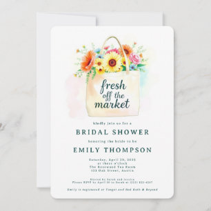 Bridal Shower Invitation Fresh Off The Market