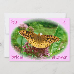 Bridal Shower Invitation Great Spangled Fritillary