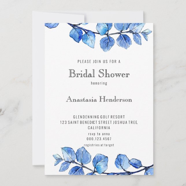 Bridal Shower Invitation. Invitation (Front)
