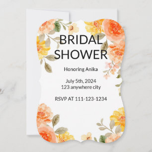 BRIDAL SHOWER INVITATION, INVITATIONS