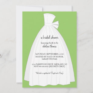 Bridal Shower Invitation {Kiwi Green}