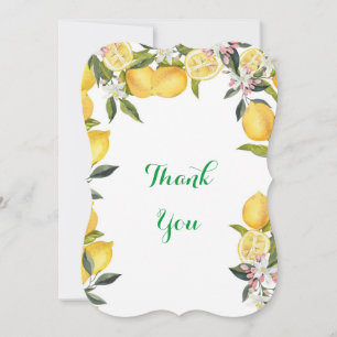 BRIDAL SHOWER INVITATION, LEMONS, SUMMER INVITE