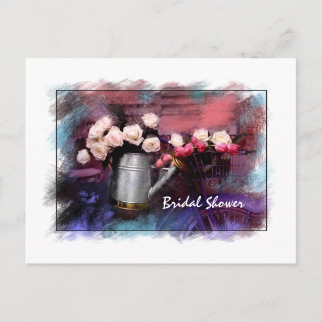 Bridal Shower Invitation Postcard (Front)