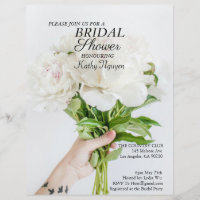 Bridal Shower Invitation  Postcard