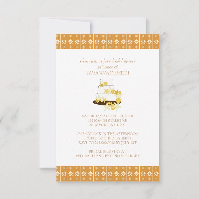 Bridal Shower Invitations (Front)