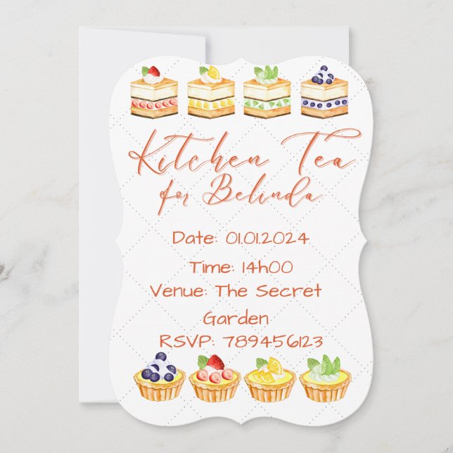Bridal Shower Invitations (Front)