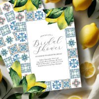 Bridal Shower Invitations Amalfi Coast Theme