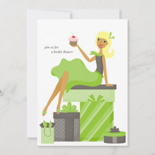 Bridal Shower Invitations {Blonde Bride}