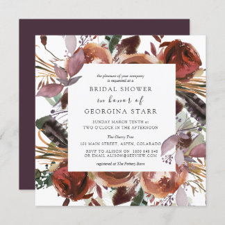 Bridal Shower Invitations | Butterum & Plum 1