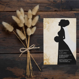 Bridal Shower Invitations {Gold}