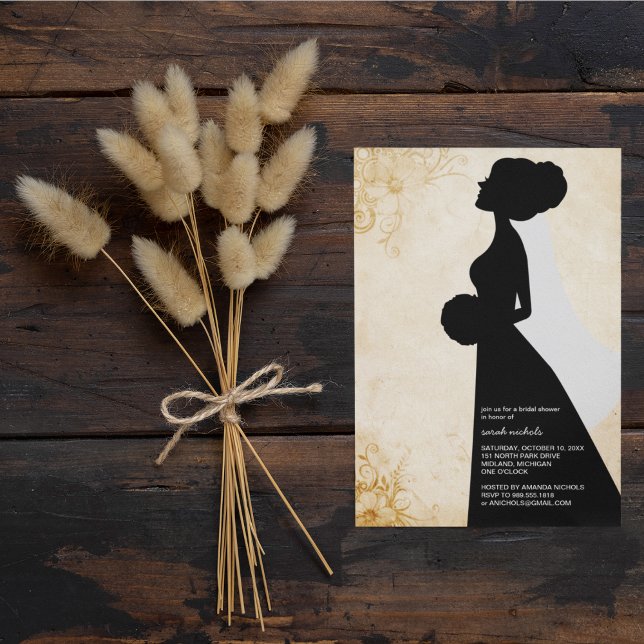 Bridal Shower Invitations {Gold} (Creator Uploaded)