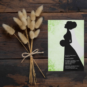 Bridal Shower Invitations {Green}