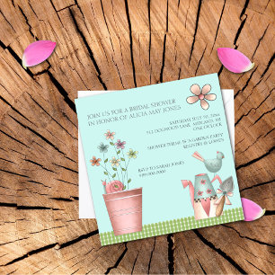 Bridal Shower Invitations or Garden Party Event