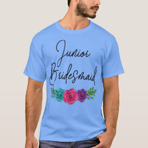 Bridal Shower  Junior Bridesmaid Bride Squad Women T-Shirt