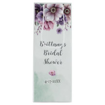 Bridal Shower Lavender & Green Floral