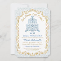 Bridal Shower Let Them Eat Cake Invitation