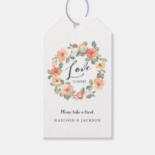 Bridal Shower Love is Sweet Favour Gift Tags