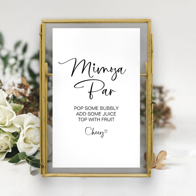 Bridal Shower Mimosa Bar Sign (Creator Uploaded)