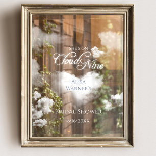 Bridal Shower On Cloud Nine Elegant Mirror and 
