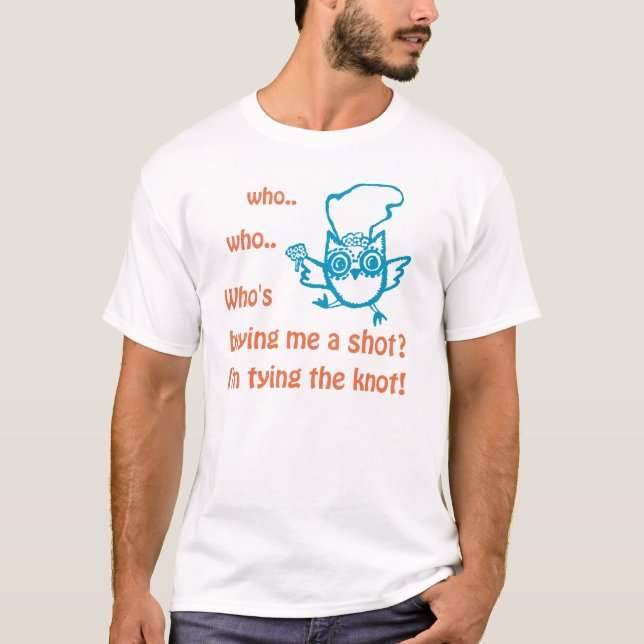 Bridal Shower Owl T-Shirt (Front)