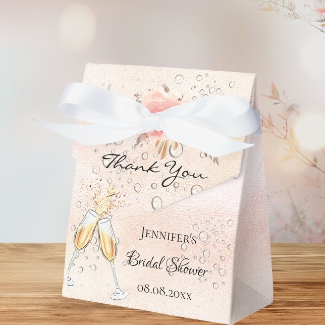 Bridal Shower pampas grass bubbly brunch Favour Box (Creator Uploaded)