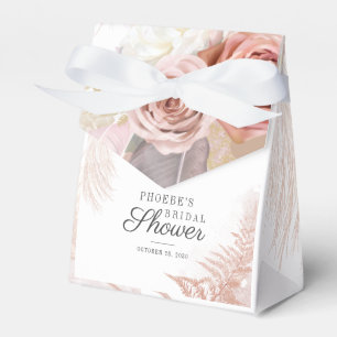 Bridal Shower Pampas Grass Terracotta Dried Palms Favour Box