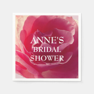 Bridal Shower Paper Napkins Delicate Blossom