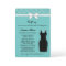 Bridal Shower Party Blue Black Dress Pearls Invite