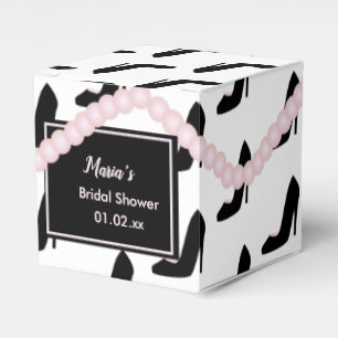 Bridal Shower Pearls and Heals Wedding Favour Box