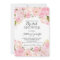 Bridal Shower pink blush Floral Invitation