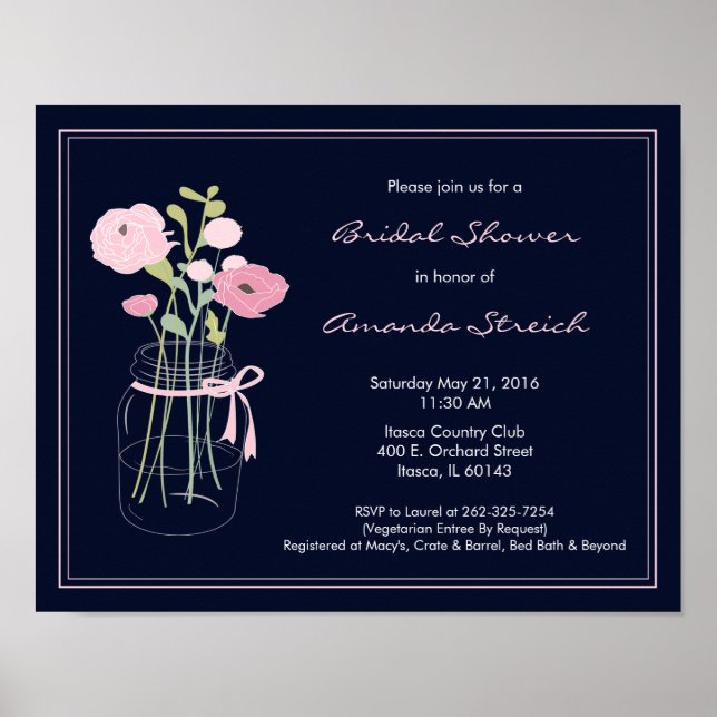 Bridal Shower Poster (Front)