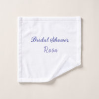 Bridal shower purple add name date elegantstylish