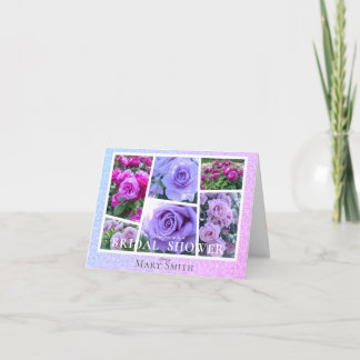 Bridal Shower (Purple Roses) Invitation