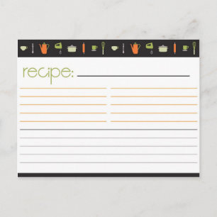 Bridal Shower Recipe Card