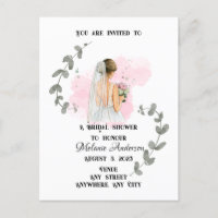 BRIDAL SHOWER, romantic bride theme 