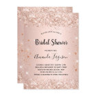 Bridal Shower rose gold confetti