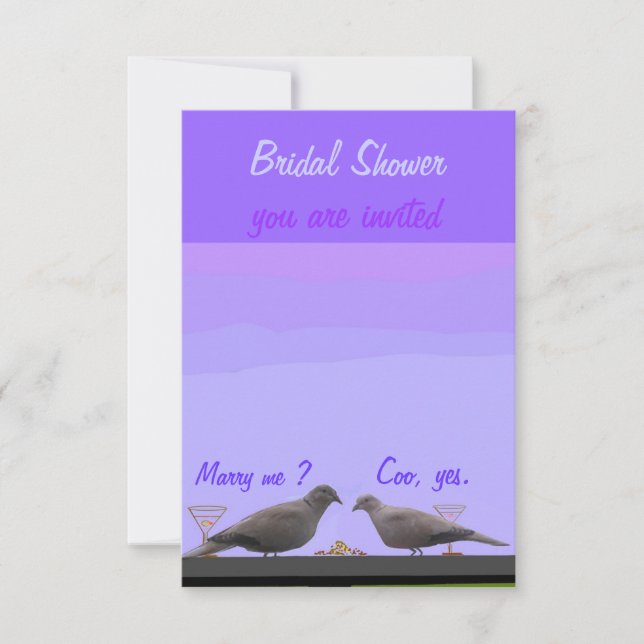Bridal Shower RSVP cards (Front)