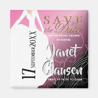 Bridal Shower - Save the Date - Pink