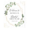 Bridal Shower Sign Geometric Greenery Eucalyptus